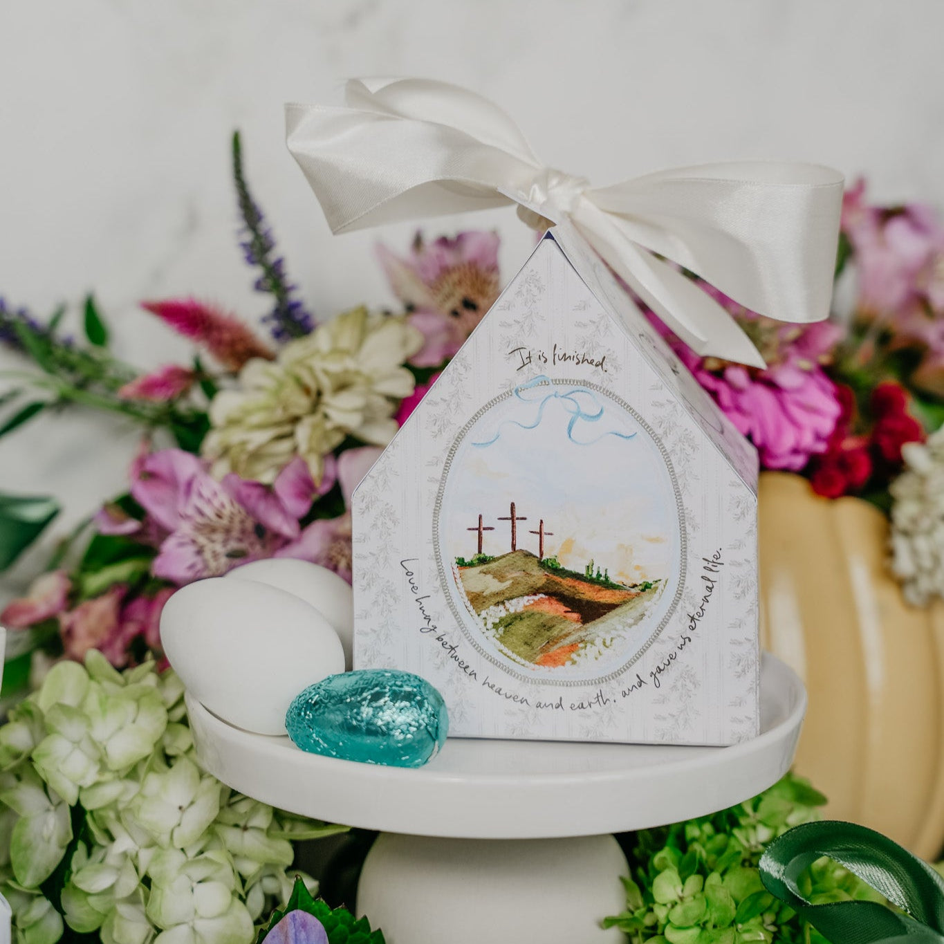 Easter "He is Risen" Printable Treat Box Template