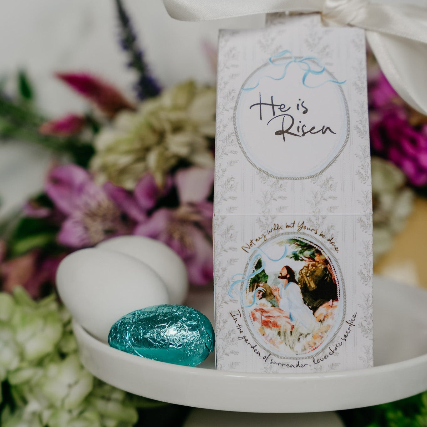 Easter "He is Risen" Printable Treat Box Template