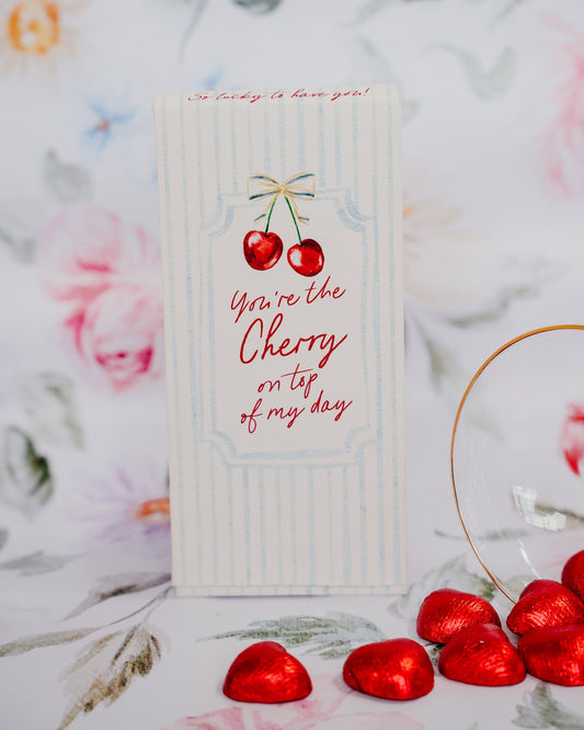 Cherry Valentine's Printable Treat Box (Smaller Size)