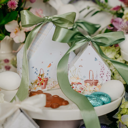 Easter Duckling Printable Treat Box Template