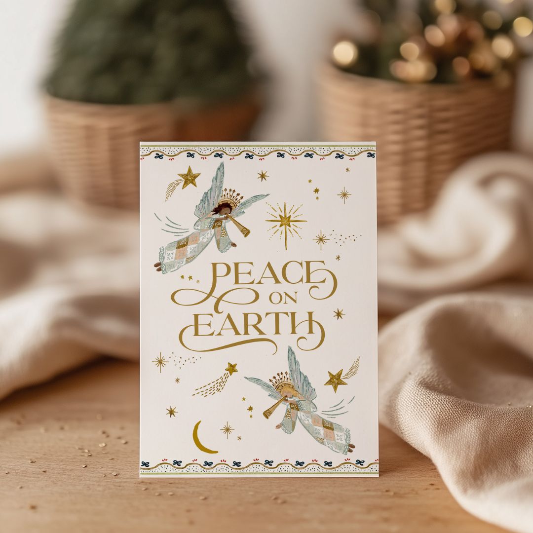 Nativity Printable Christmas Cards – Set of 5 Beautifully Illustrated Designs
