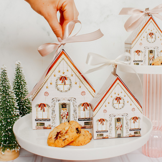Nutcracker House Printable Treat Box Template
